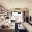 rectangular living room