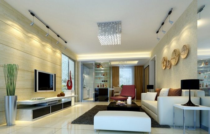 Interior Lighting Design for Living Room with Tips