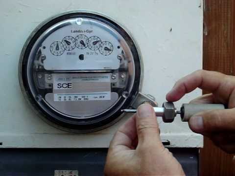 How To Remove The Electric Meter Lock Ring