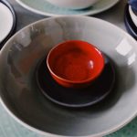plate stuck in ceramic bowl