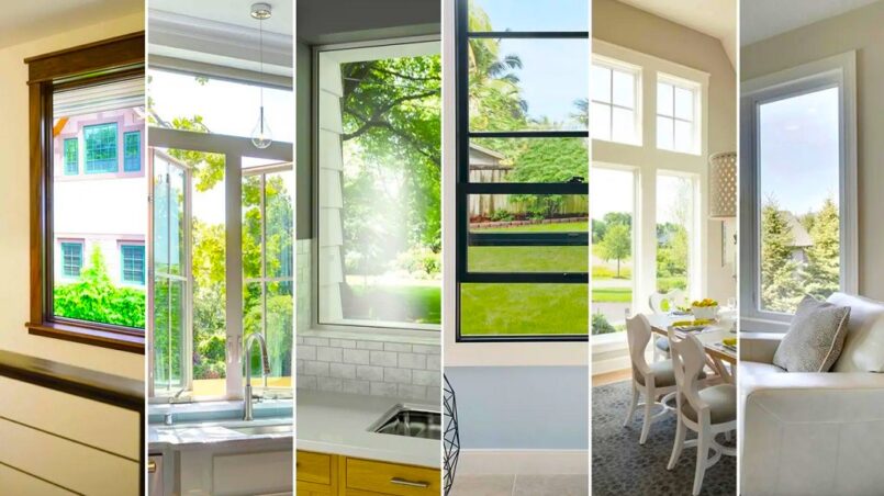 different types of window materials