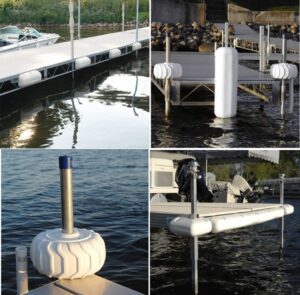 What is the standard height for dock bumpers