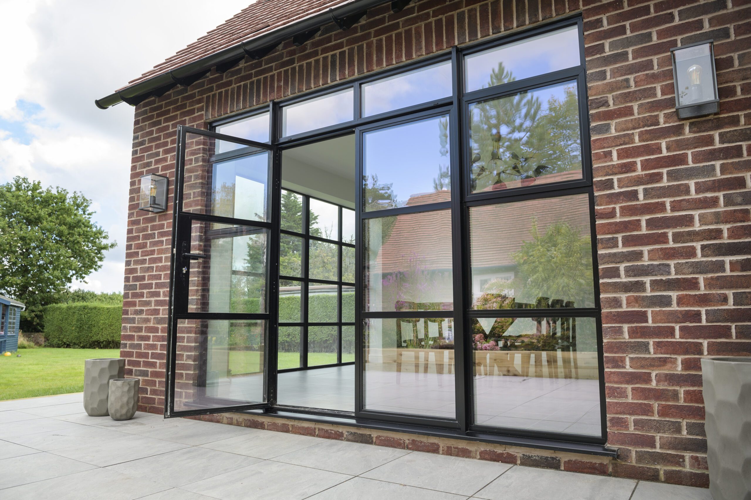 What design trends pair well with Crittall French doors