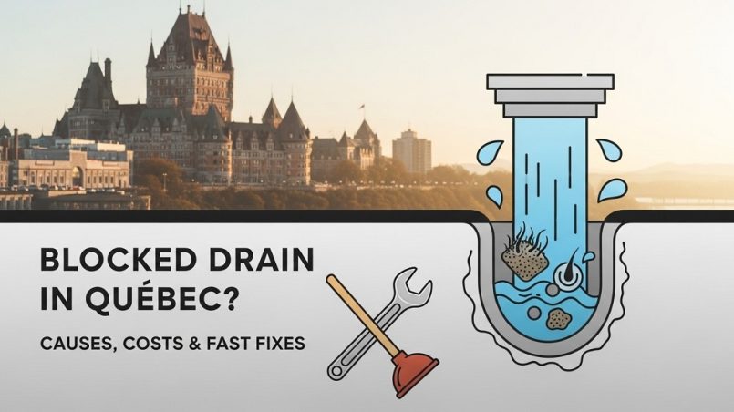 How quickly can a plumber arrive for a blocked main drain in Montréal
