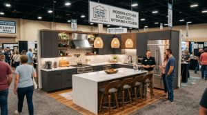 Modern kitchen display at the Cheyenne Home Show August 2026