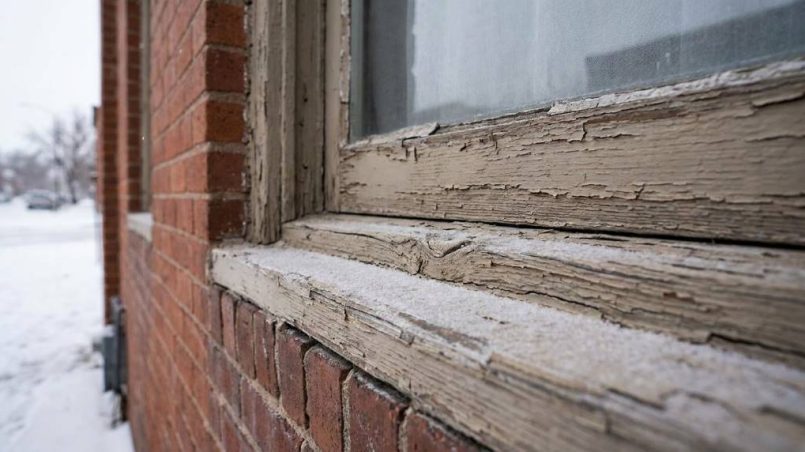 Denver window frame rattling during winter weather