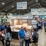 Visitors exploring exhibitor booths at the Memphis Home and Lifestyle Show 2026 inside Agricenter International Expo Center